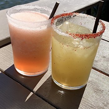Margaritaville - Strawberry Margarita + Jalapeo Margarita - Seafood Near Me - Capitola, California Margaritaville - Strawberry Margarita + Jalapeo Margarita - Seafood Near Me - Capitola, California