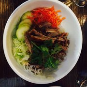 Photo of Long Bay - New York, NY, United States. Duck bun vermicilli. Not so crispy. I prefer the smoky pork chops actually!