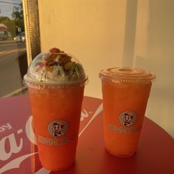 Pebbles in Provo on the left, Copenhagen cream on the right.