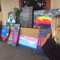 Jacksonville Beach Artwalk - If you love art this is a great event you wouldn't want to miss !!