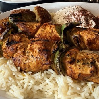 Amir Grill - 2 Piece Skewers Combo with chicken - Lebanese Near Me - Golden, Colorado Amir Grill - 2 Piece Skewers Combo with chicken - Lebanese Near Me - Golden, Colorado
