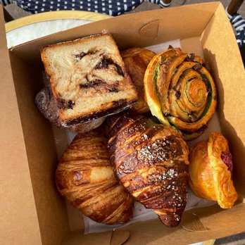 Village Baking - Crossaint Croissant Loaf, Croissant - Plain, Pretzel Croissant, Kouign Amann - Seasonal Fruit - Bakeries Near Me - Dallas, Texas Village Baking - Crossaint Croissant Loaf, Croissant - Plain, Pretzel Croissant, Kouign Amann - Seasonal Fruit - Bakeries Near Me - Dallas, Texas