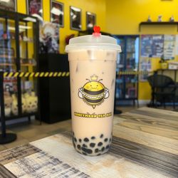 Wintermelon Milk Tea with Honey Boba