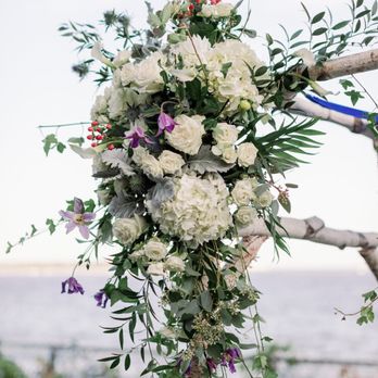 Sage Floral Studio - Chuppah Floral Decorations. Photo Courtesy of Lovely Valentine Photography. - Florists Near Me - Gloucester, Massachusetts Sage Floral Studio - Chuppah Floral Decorations. Photo Courtesy of Lovely Valentine Photography. - Florists Near Me - Gloucester, Massachusetts