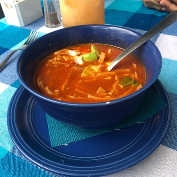 Azul - Tortilla soup with fresh juice. Service is great! - Breakfast & Brunch Near Me - Puerto Vallarta, JAL Azul - Tortilla soup with fresh juice. Service is great! - Breakfast & Brunch Near Me - Puerto Vallarta, JAL
