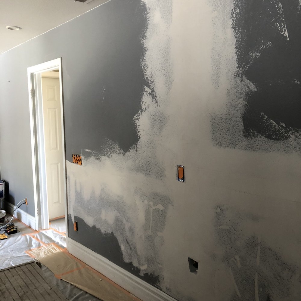 Rainbow Painting Consulting - Water line moved and wall sealed up. - Painters Near Me Rainbow Painting Consulting - Water line moved and wall sealed up. - Painters Near Me