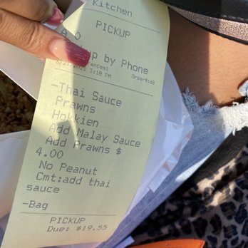 Toss Noodle Bar - receipt - Asian Fusion Near Me - Berkeley, California Toss Noodle Bar - receipt - Asian Fusion Near Me - Berkeley, California