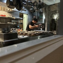 Michael Warring - Michael preparing food
