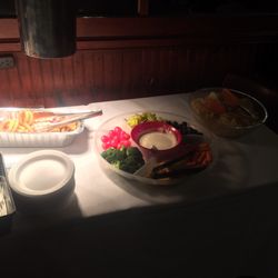 This is a happy hour spread?!?