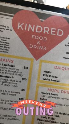 Kindred Food & Drink by null