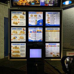 White Castle - Menu board