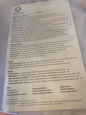 Menu photo 8 The Local Neptune Beach, FL