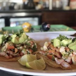 Los Reyes on Wheels - Ceviche tostadas