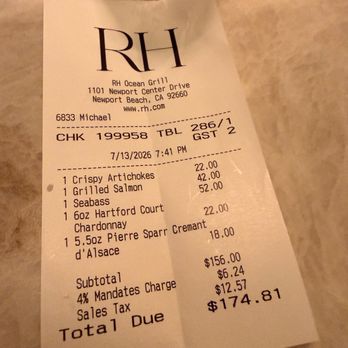 RH Ocean Grill at RH Newport Beach - Seafood Near Me - Newport Beach, California RH Ocean Grill at RH Newport Beach - Seafood Near Me - Newport Beach, California