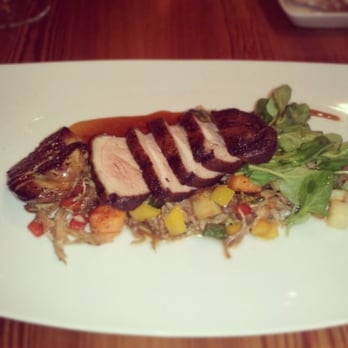 Bliss - Duck duck foie gras with a duck confit hash - New American Near Me - San Antonio, Texas