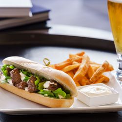 Cane & Barrel Rooftop Bar - Steak Sandwich