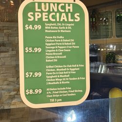 Lunch specials