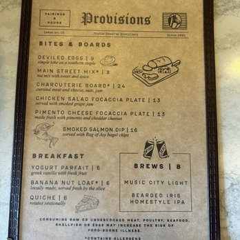 Stable Reserve Distillery - Menu - Cocktail Bars Near Me - Franklin, Tennessee