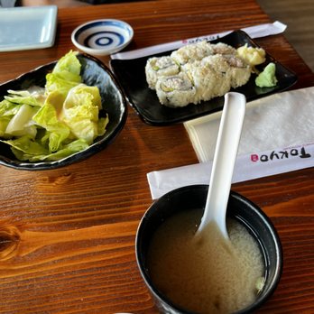 Tokyo Japanese Restaurant - California Roll and Miso Soup - Japanese Near Me - Bellevue, Washington