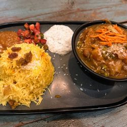 Bush Farmhouse - Bobotie with Egg, Rice & Chutney