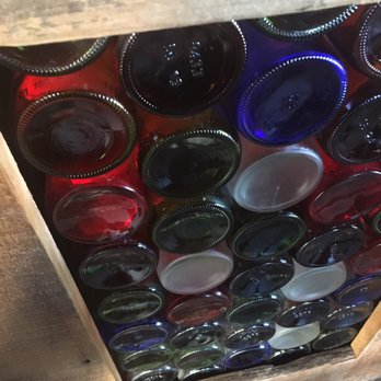 Pizza Man Milwaukee - Wine artwork under the bar - Pizza Near Me - Milwaukee, Wisconsin Pizza Man Milwaukee - Wine artwork under the bar - Pizza Near Me - Milwaukee, Wisconsin