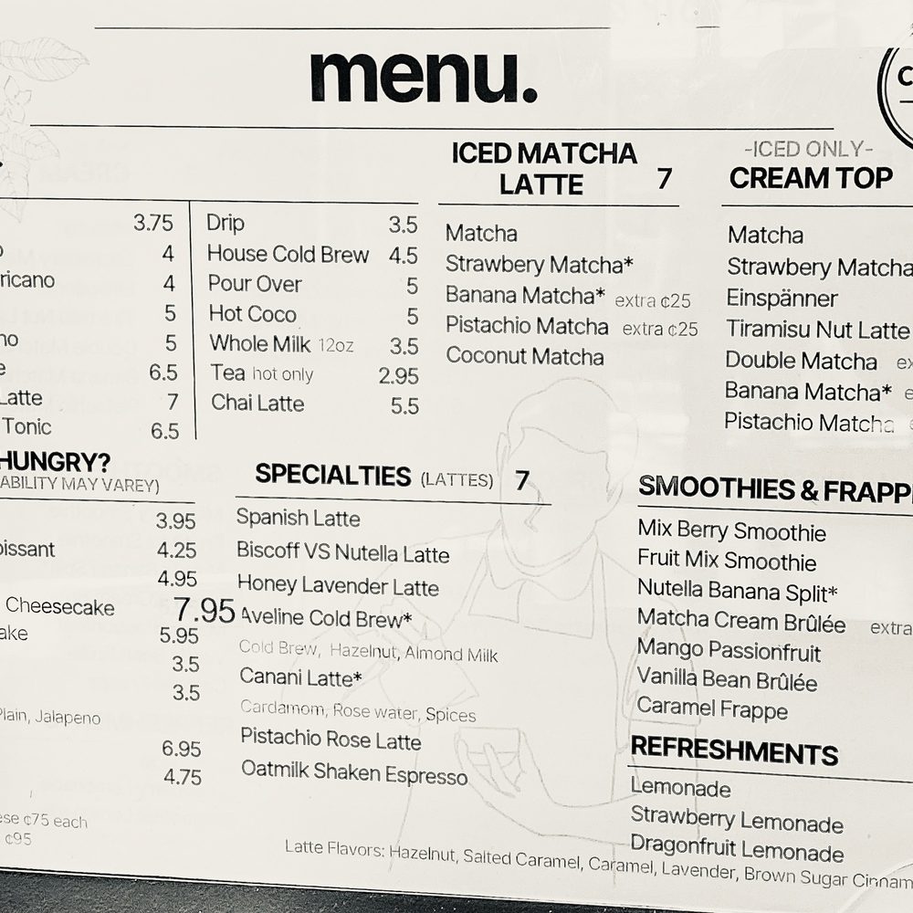 Canani Coffee - Menu (March 2, 2026) - Coffee & Tea Near Me - Pomona, California
