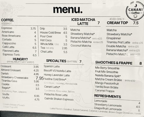 Menu photo 4 Canani Coffee Pomona, CA