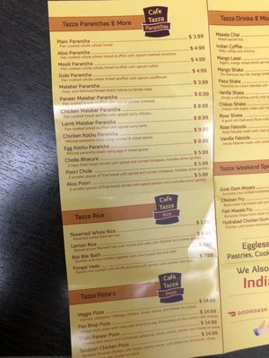 Menu photo 5 Cafe Tazza Dublin, CA