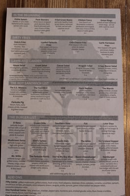 Menu photo 8 Parkside Public Rogers, AR