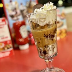 My incredibly peanut buttery sundae
