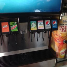 a soda dispenser a soda dispenser