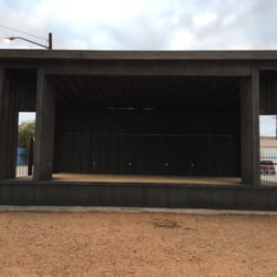 Panther City Paint Company - Outdoor stage at Lola's Trailer Park after