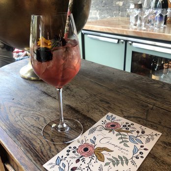 The Champagne Bar - Rifle Paper Co Punch - Wine Bars Near Me - Tampa, Florida