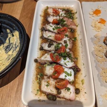 Bamboo Sushi - Octopus Carpaccio - Sushi Bars Near Me - Seattle, Washington Bamboo Sushi - Octopus Carpaccio - Sushi Bars Near Me - Seattle, Washington