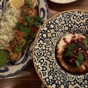 Ema - Grilled Shrimp Kebab and Braised Short Rib* - Mediterranean Near Me - Chicago, Illinois