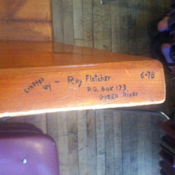 Ray's Tavern - Sitting in the same boothes since 1978. They don't make them like they use to. - Burgers Near Me - Green River, Utah