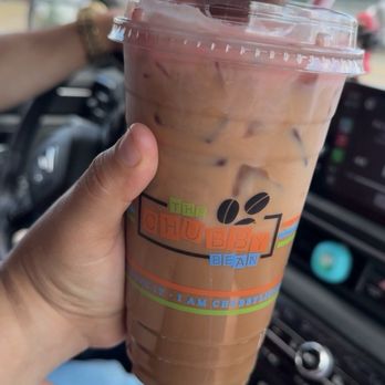 The Chubby Bean - Duvalin latte, strong coffee flavor. Not very sweet. - Coffee & Tea Near Me - Salem, Oregon