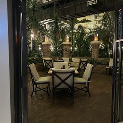Conservatory Wine Bar - Seating for the wine bar in or out