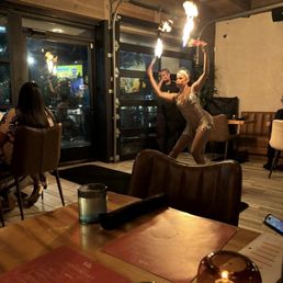 Fire dancer