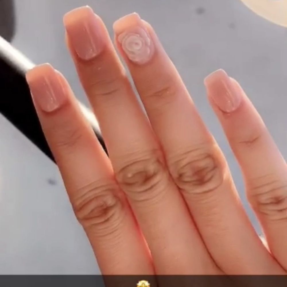 Polished Spa Lounge - Gel Dip with 3D Design. - Nail Salons Near Me - Fort Worth, Texas