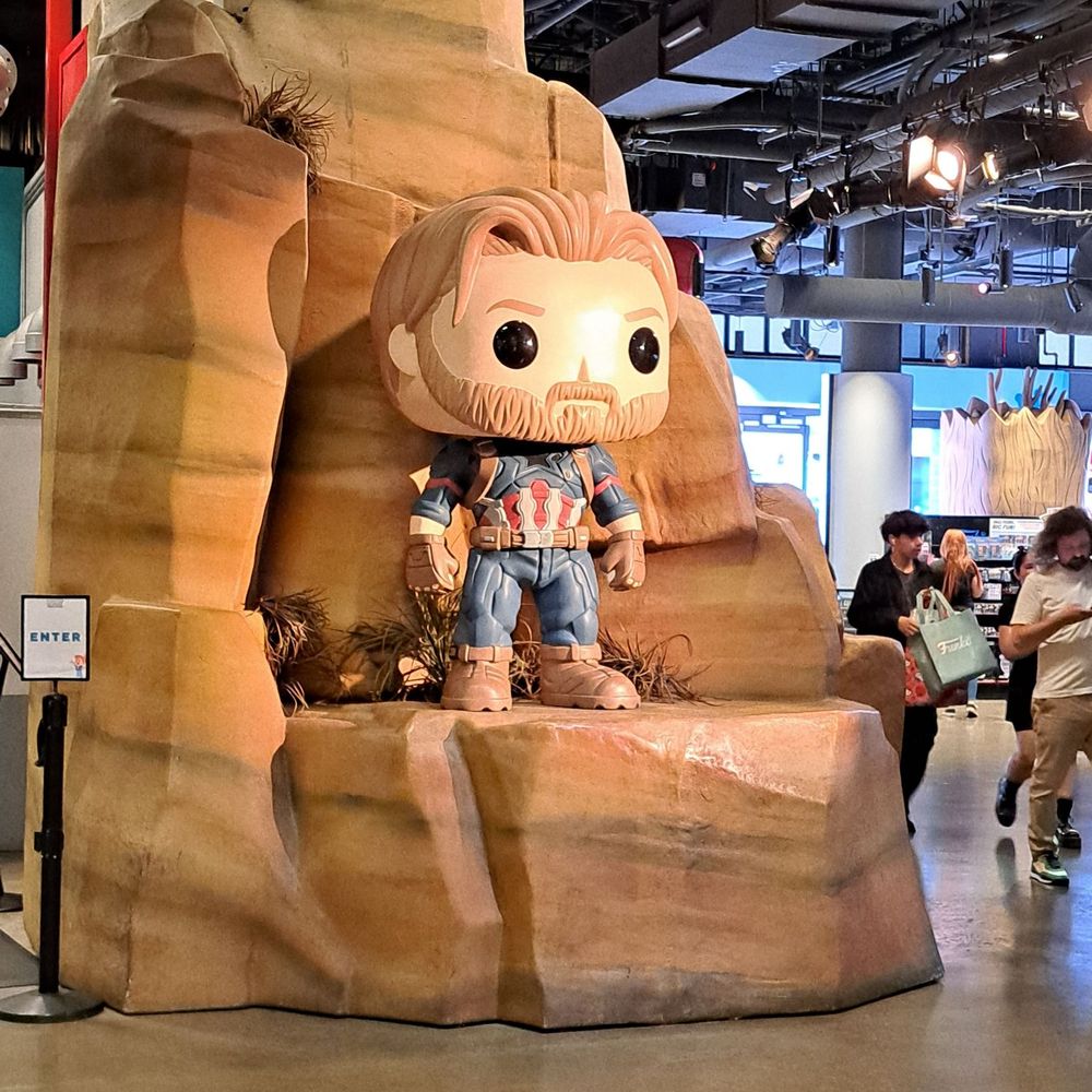 Funko - My 2nd favorite Cap'n (behind Cap'n Crunch who also has a giant Funko here). - Toy Stores Near Me - Los Angeles, California