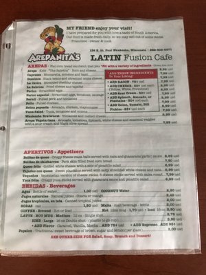 Menu photo 1 Arepanita's Waukesha, WI