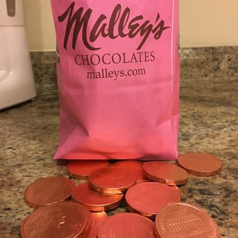 Malley's Chocolates - a bag of chocolate coins - Chocolatiers & Shops Near Me - Northfield, Ohio