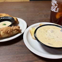 Bisque and Cajun rolls