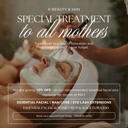 K Beauty & Skin - Mother's Day event