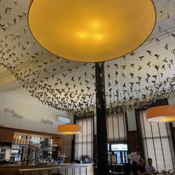 Interior with 1000 paper cranes