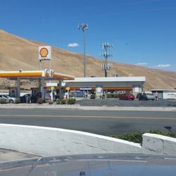 Shell Station - Bought $100 worth of gas, bunch of bottle water, and the owners wouldn't let me have a glass of ice, they wanted a dollar.