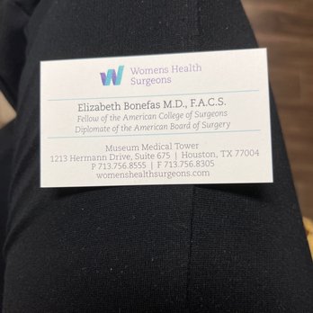 Women's Health Surgeons - My doctor is Dr. Elizabeth Bonefas - Oncologist Near Me - Houston, Texas Women's Health Surgeons - My doctor is Dr. Elizabeth Bonefas - Oncologist Near Me - Houston, Texas