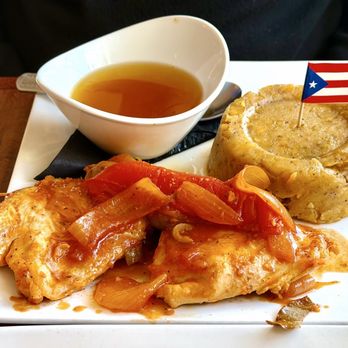 Palermo Puerto Rican Kitchen - Creole chicken with Mofongo - Puerto Rican Near Me - Orange Park, Florida Palermo Puerto Rican Kitchen - Creole chicken with Mofongo - Puerto Rican Near Me - Orange Park, Florida