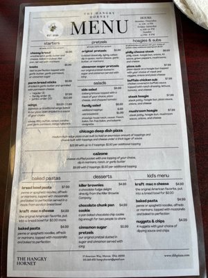 Menu photo 2 The Hangry Hornet Monroe, OH